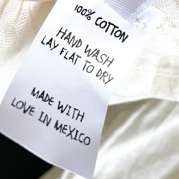 Jen's Pirate Booty Moon Maxi Dress White Ruffle Tiered Long Sleeve Sz XS - Picture 14 of 14